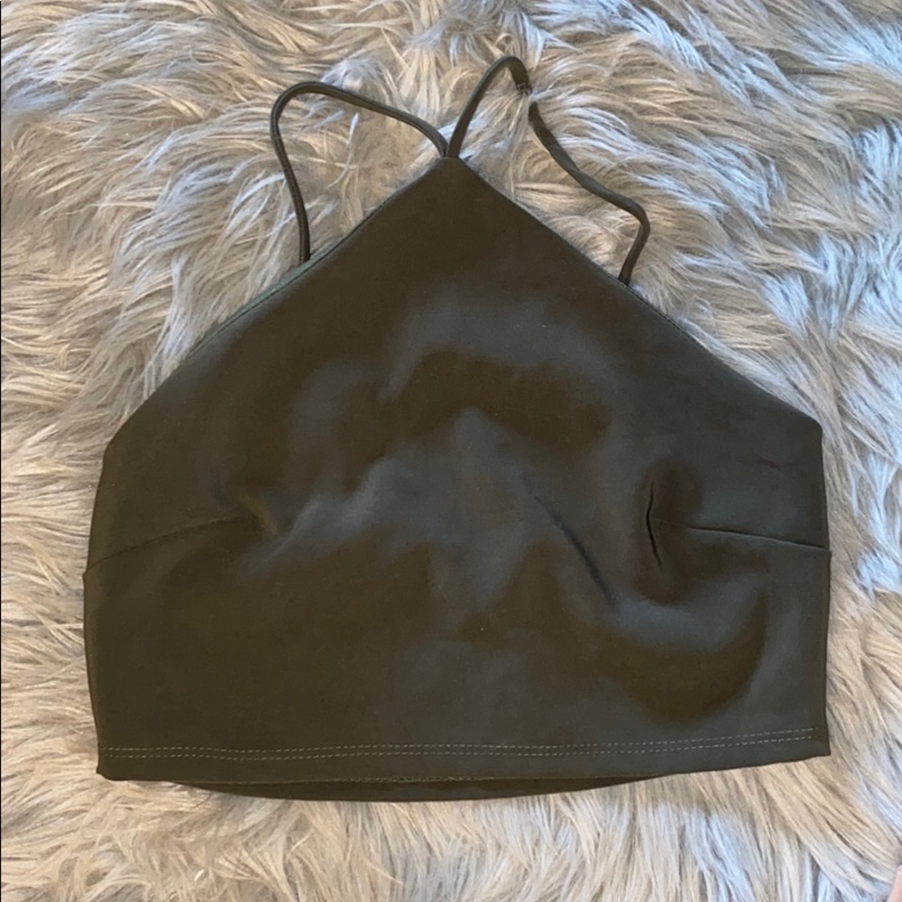 Crop halter top